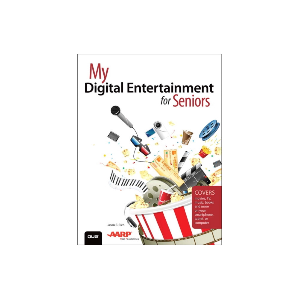 Produktbild för My Digital Entertainment for Seniors (Covers movies, TV, music, books and more on your smartphone, tablet, or computer) (häftad, eng)