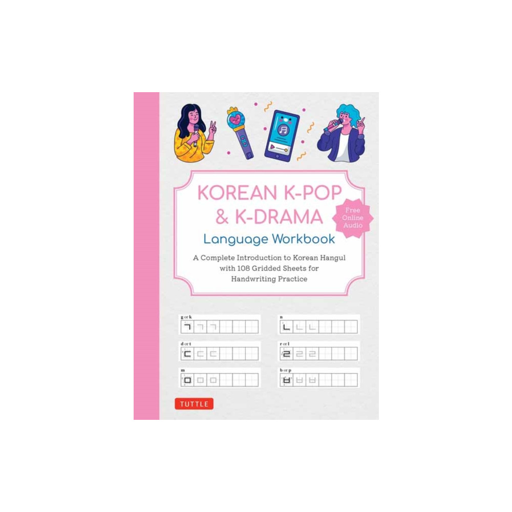 Produktbild för Korean K-Pop and K-Drama Language Workbook (häftad, eng)