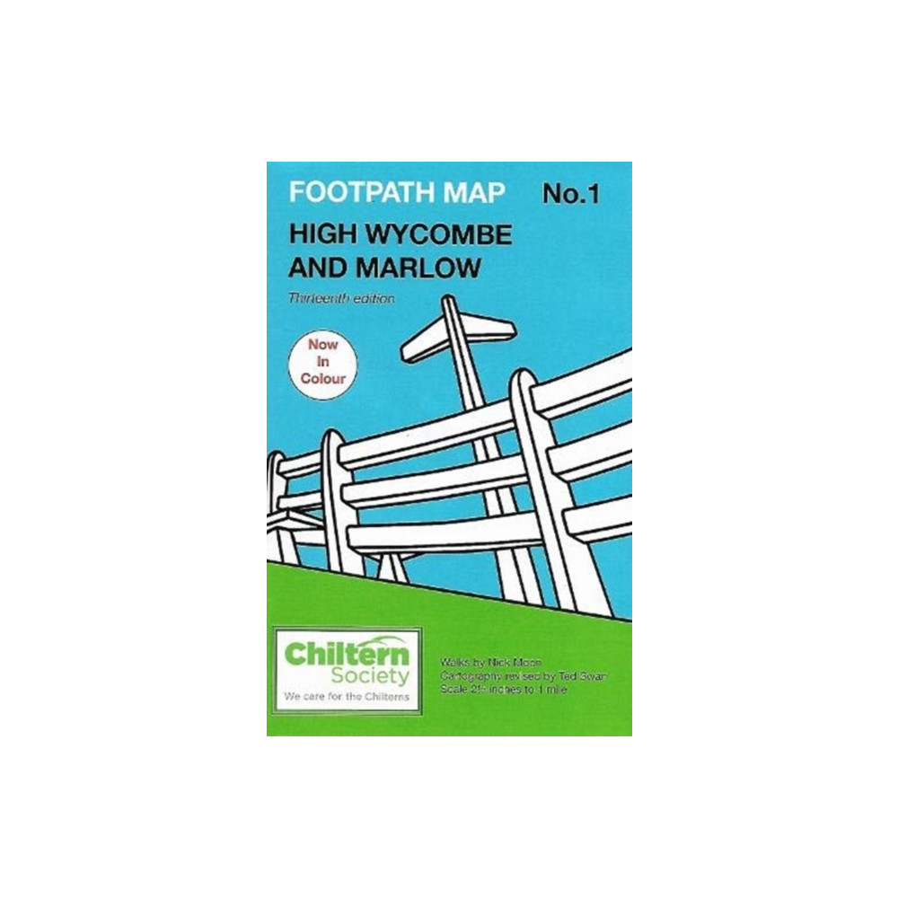 Produktbild för Chiltern Society Footpath Map No. 1 High Wycombe and Marlow (häftad, eng)
