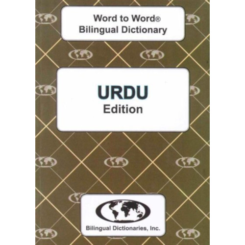 Bilingual Dictionaries, Incorporated English-Urdu & Urdu-English Word-to-Word Dictionary (häftad, eng)