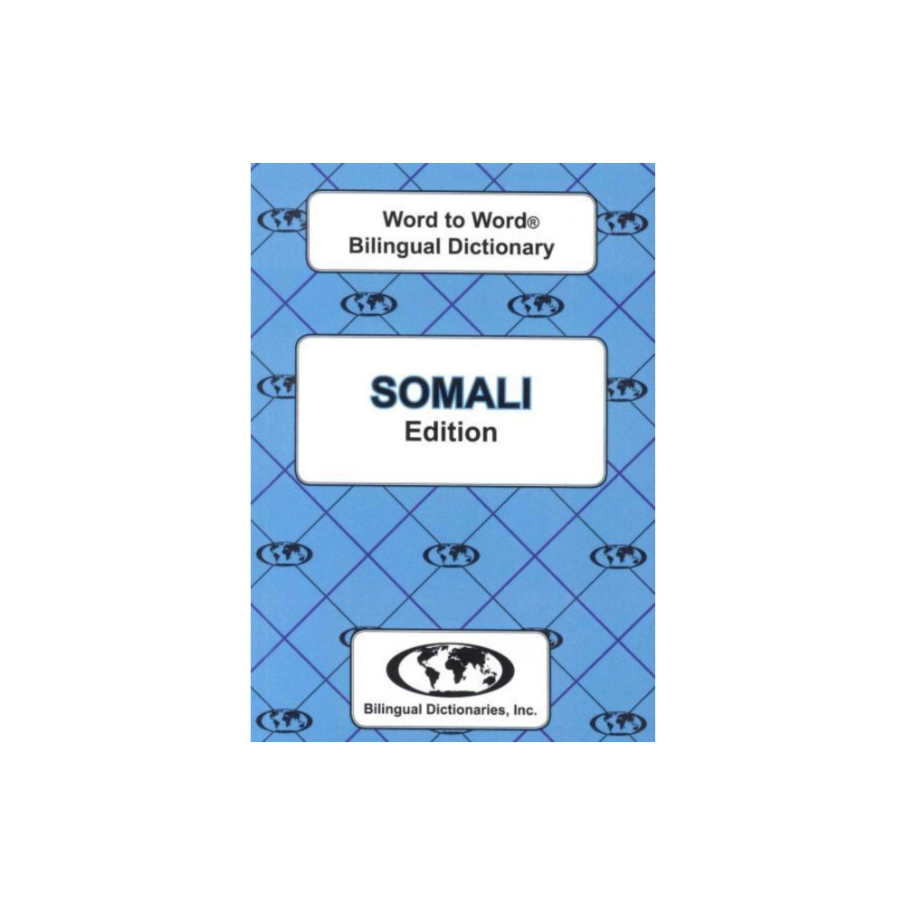 Produktbild för English-Somali & Somali-English Word-to-Word Dictionary (häftad, eng)