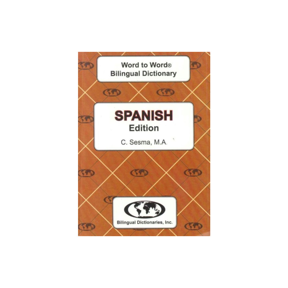 Produktbild för English-Spanish & Spanish-English Word-to-Word Dictionary (häftad, eng)