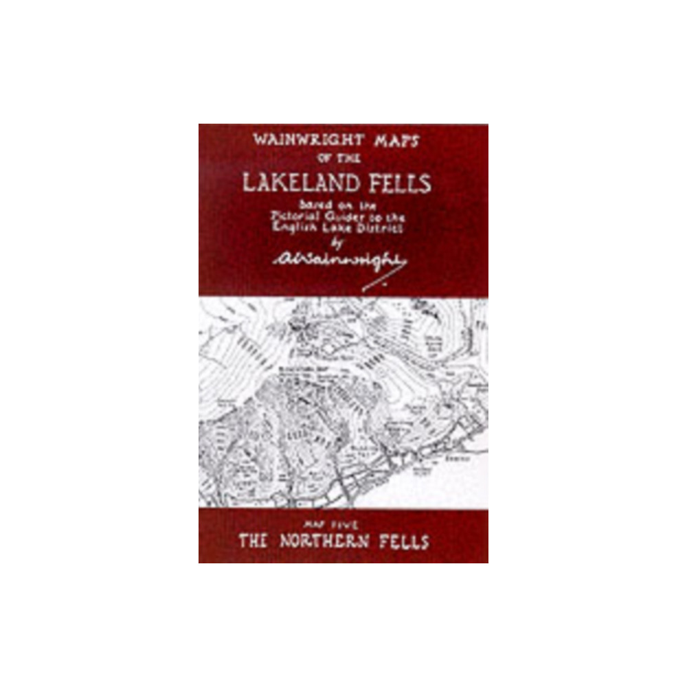 Produktbild för Wainwright Maps of the Lakeland Fells