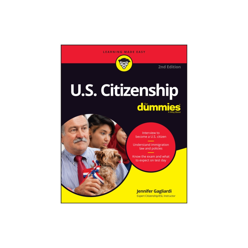Produktbild för U.S. Citizenship For Dummies (häftad, eng)