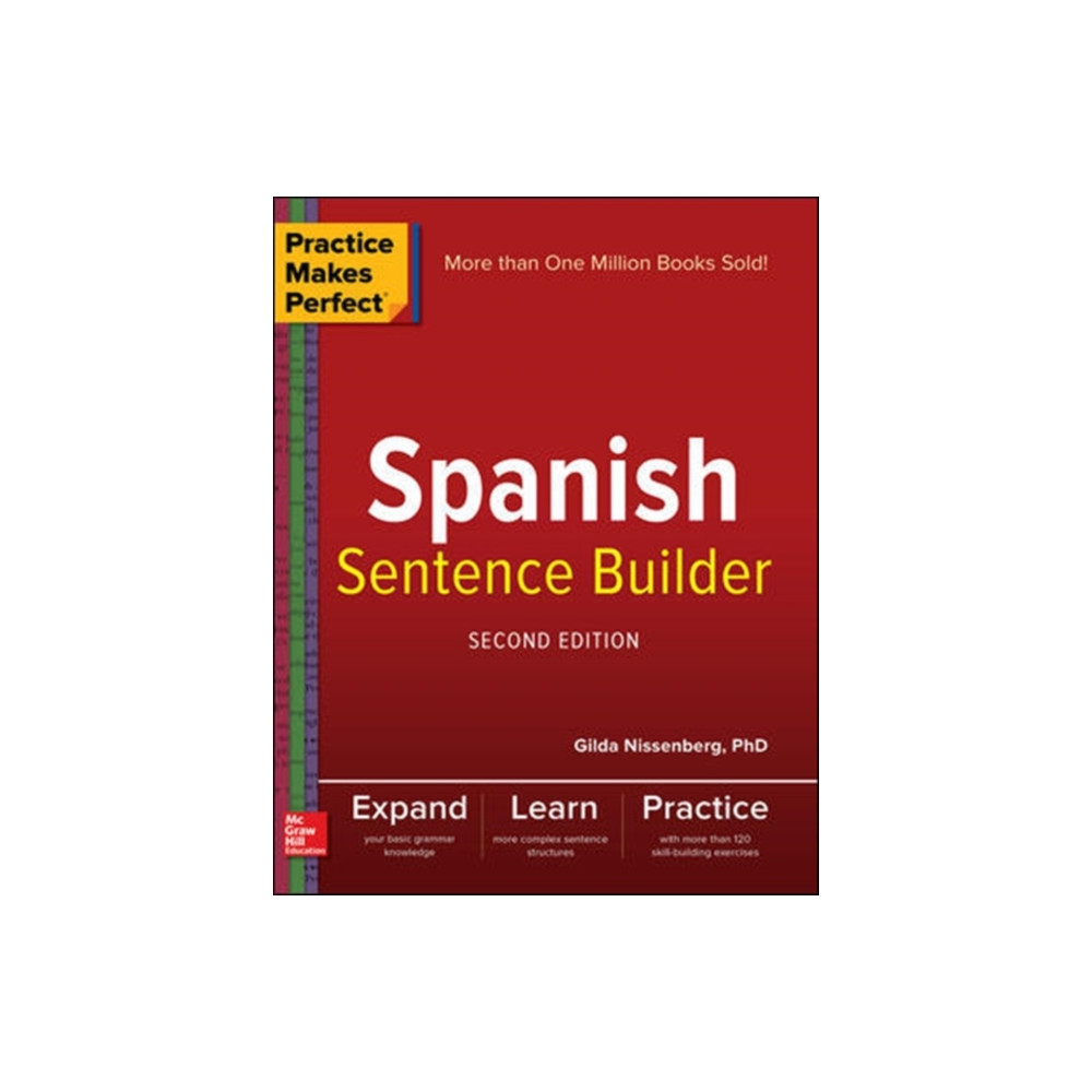 Produktbild för Practice Makes Perfect Spanish Sentence Builder, Second Edition (häftad, eng)