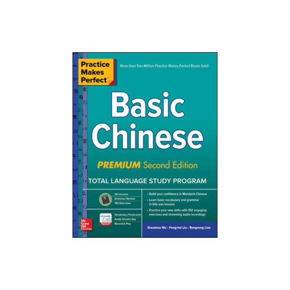 Produktbild för Practice Makes Perfect: Basic Chinese, Premium Second Edition (häftad, eng)