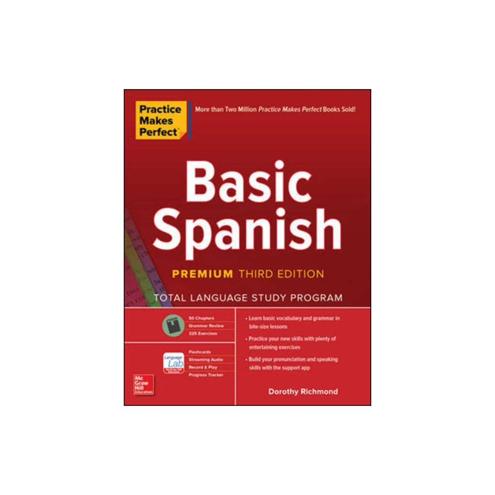 Produktbild för Practice Makes Perfect: Basic Spanish, Premium Third Edition (häftad, eng)
