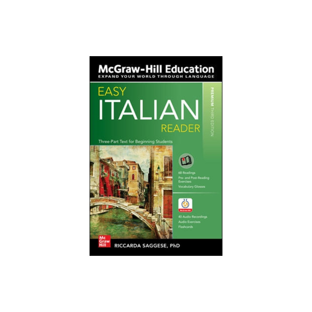 Produktbild för Easy Italian Reader, Premium Third Edition (häftad, eng)
