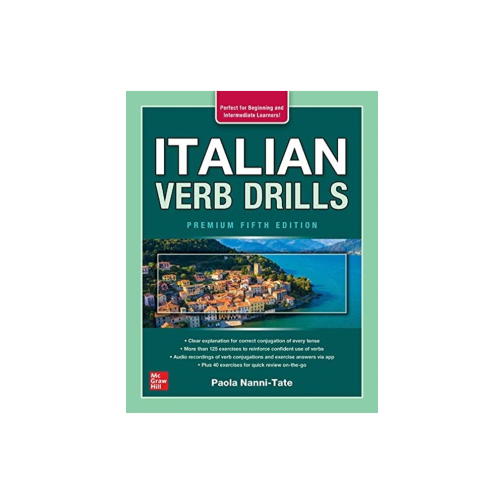 Produktbild för Italian Verb Drills, Premium Fifth Edition (häftad, eng)