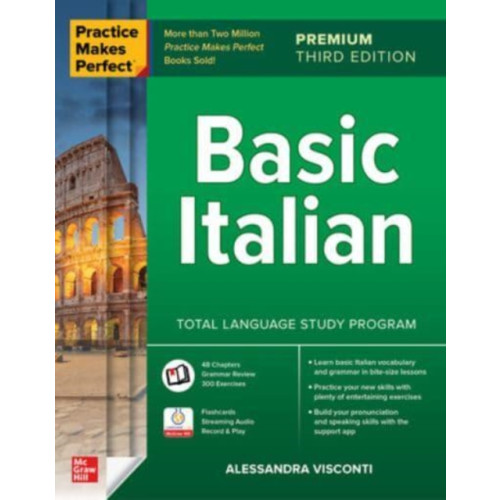 McGraw-Hill Education Practice Makes Perfect: Basic Italian, Premium Third Edition (häftad, eng)