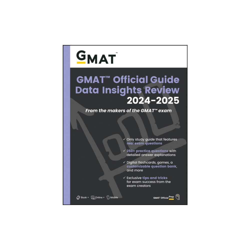 Produktbild för GMAT Official Guide Data Insights Review 2024-2025: Book + Online Question Bank (häftad, eng)