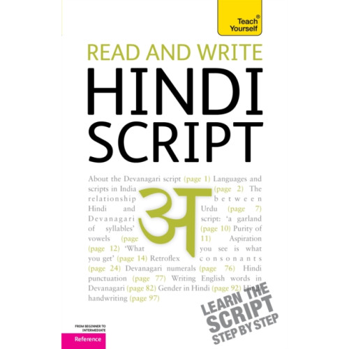 John Murray Press Read and write Hindi script: Teach Yourself (häftad, eng)
