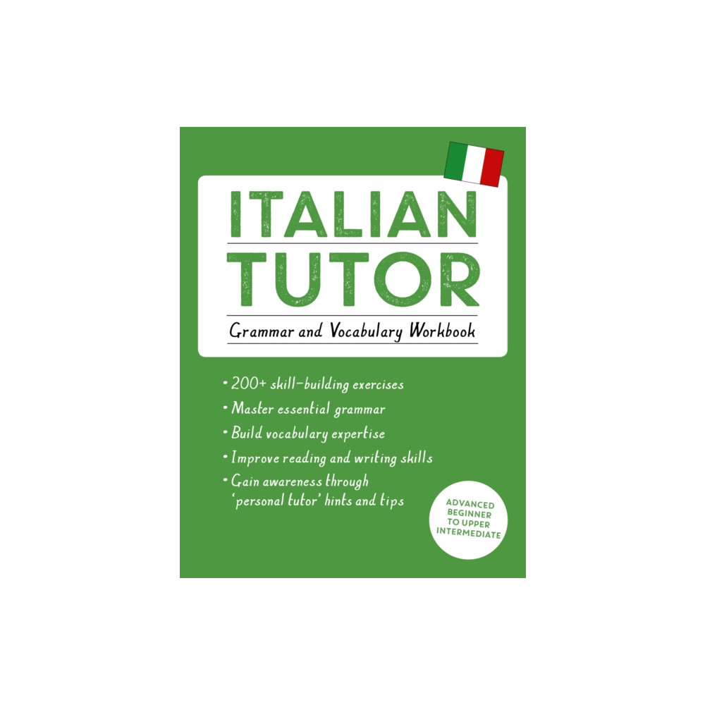 Produktbild för Italian Tutor: Grammar and Vocabulary Workbook (Learn Italian with Teach Yourself) (häftad, eng)