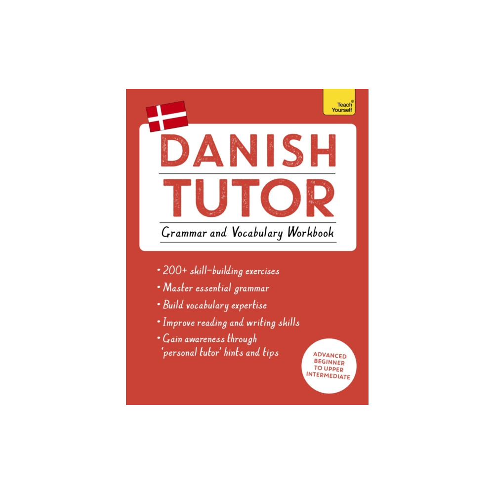 Produktbild för Danish Tutor: Grammar and Vocabulary Workbook (Learn Danish with Teach Yourself) (häftad, eng)