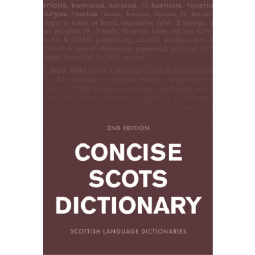 Edinburgh university press Concise Scots Dictionary (inbunden, eng)