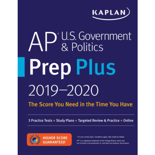 Kaplan Publishing AP U.S. Government & Politics Prep Plus 2019-2020 (häftad, eng)