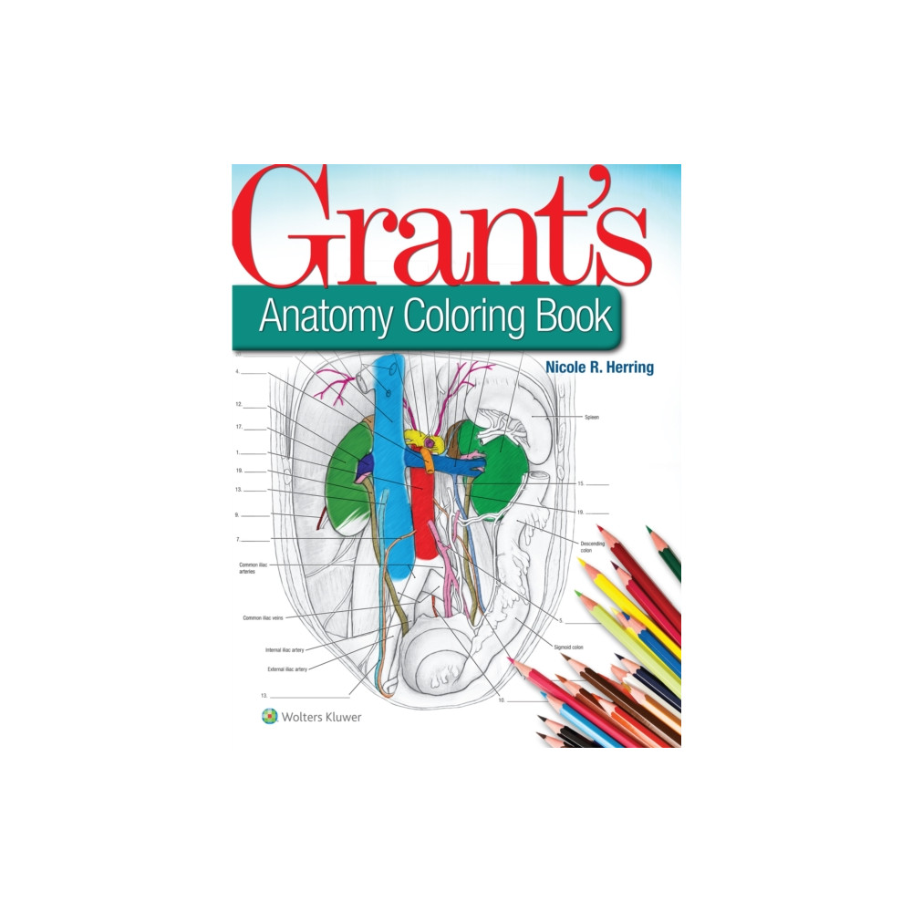 Produktbild för Grant's Anatomy Coloring Book (häftad, eng)