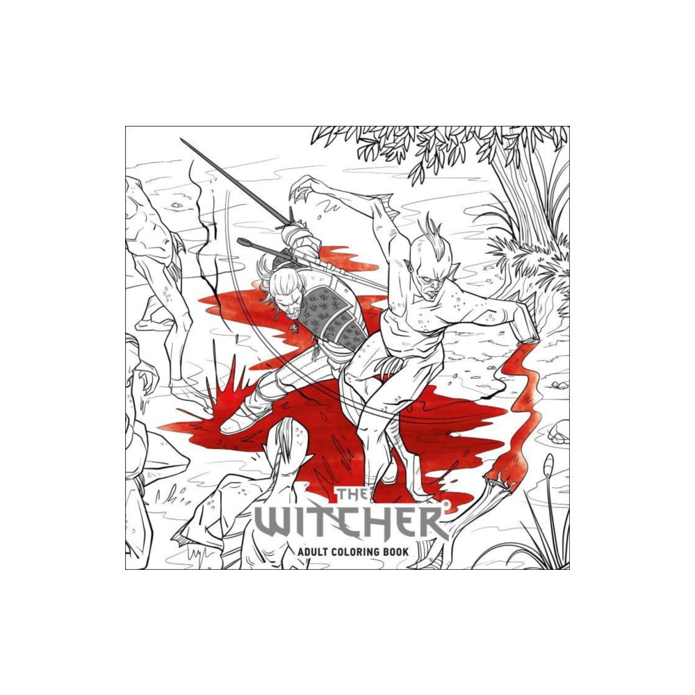 Produktbild för The Witcher Adult Coloring Book (häftad, eng)