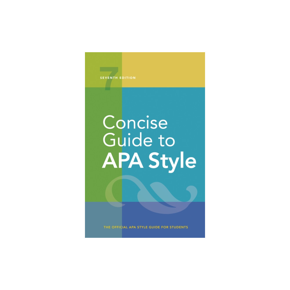 Produktbild för Concise Guide to APA Style (bok, spiral, eng)