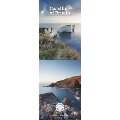 Carousel Calendars Coastline of Britain Slim Calendar 2025 (häftad, eng)