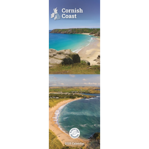 Carousel Calendars Cornish Coast Slim Calendar 2025 (häftad, eng)