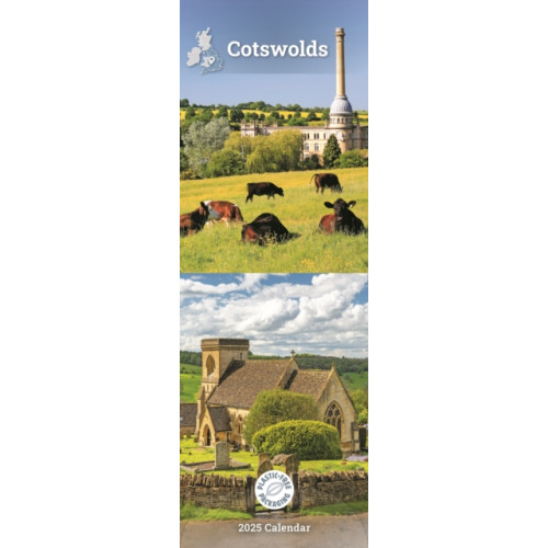Carousel Calendars Cotswolds Slim Calendar 2025 (häftad, eng)