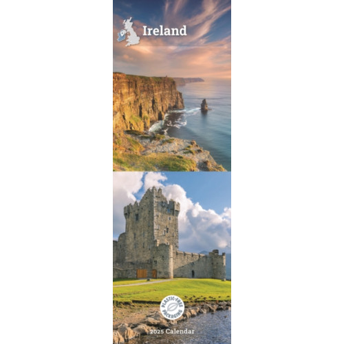 Carousel Calendars Ireland Slim Calendar 2025 (häftad, eng)