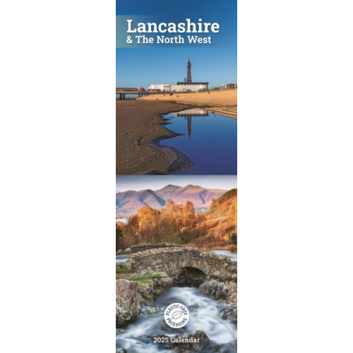 Carousel Calendars Lancashire & The North West Slim Calendar 2025 (häftad, eng)