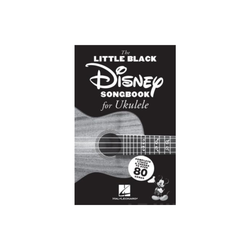 Produktbild för LITTLE BLACK DISNEY SONGBOOK FOR UKULELE (häftad, eng)