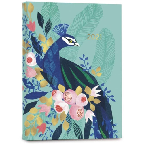 GLOBAL PUBLISHER SERVICES PEACOCK 2021 WEEKLY PLANNER (häftad, eng)