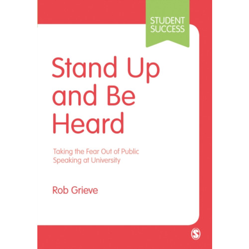 Sage Publications Ltd Stand Up and Be Heard (häftad, eng)