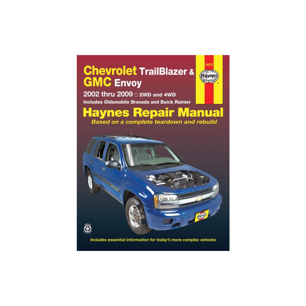 Produktbild för Chevrolet TrailBlazer, TrailBlazer EXT, GMC Envoy, GMC Envoy XL, Oldsmobile Bravada & Buick Rainier with 4.2L, 5.3L V8 or 6.0L V8 engines (2002 -2009) Haynes Repair Manual (USA) (häftad, eng)