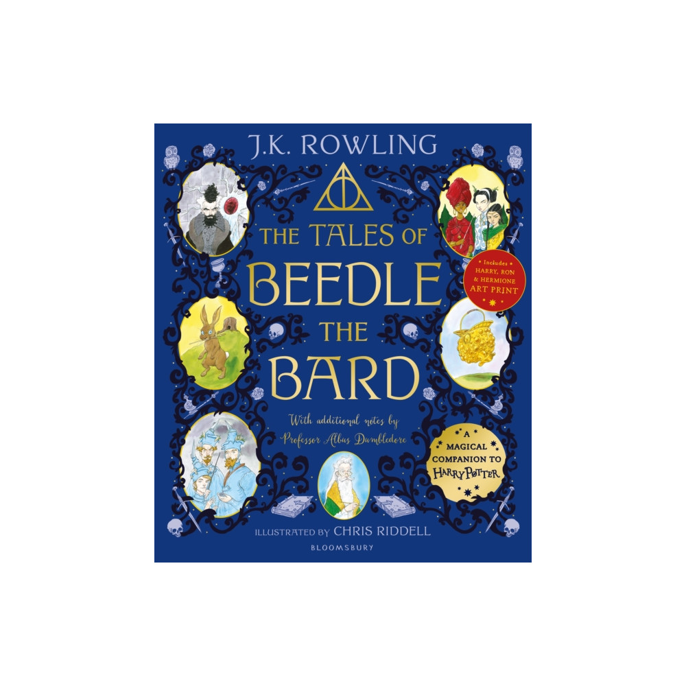 Produktbild för The Tales of Beedle the Bard - Illustrated Edition (häftad, eng)