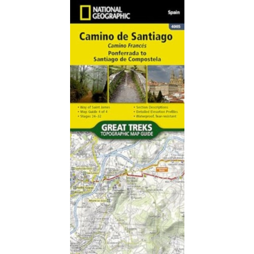 National Geographic Maps Camino de Santiago - Camino Frances Map 4 of 4