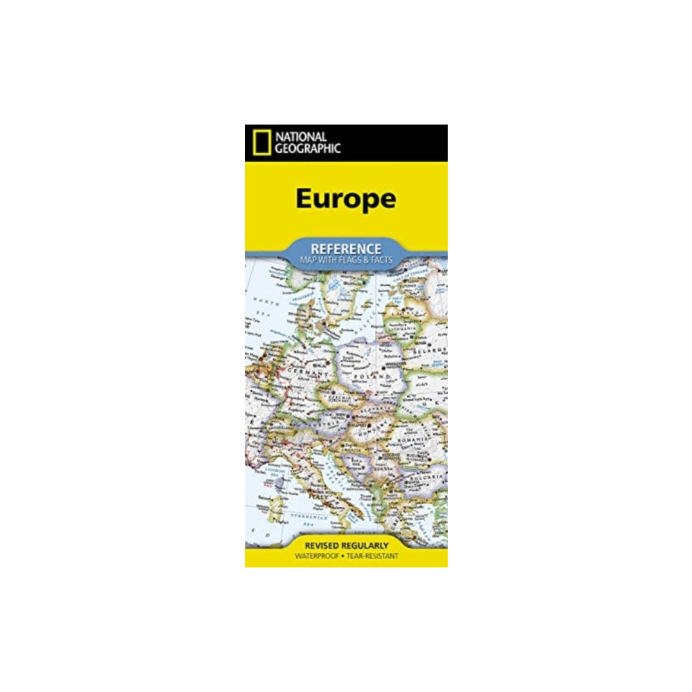 Produktbild för Europe Reference Map (folded)