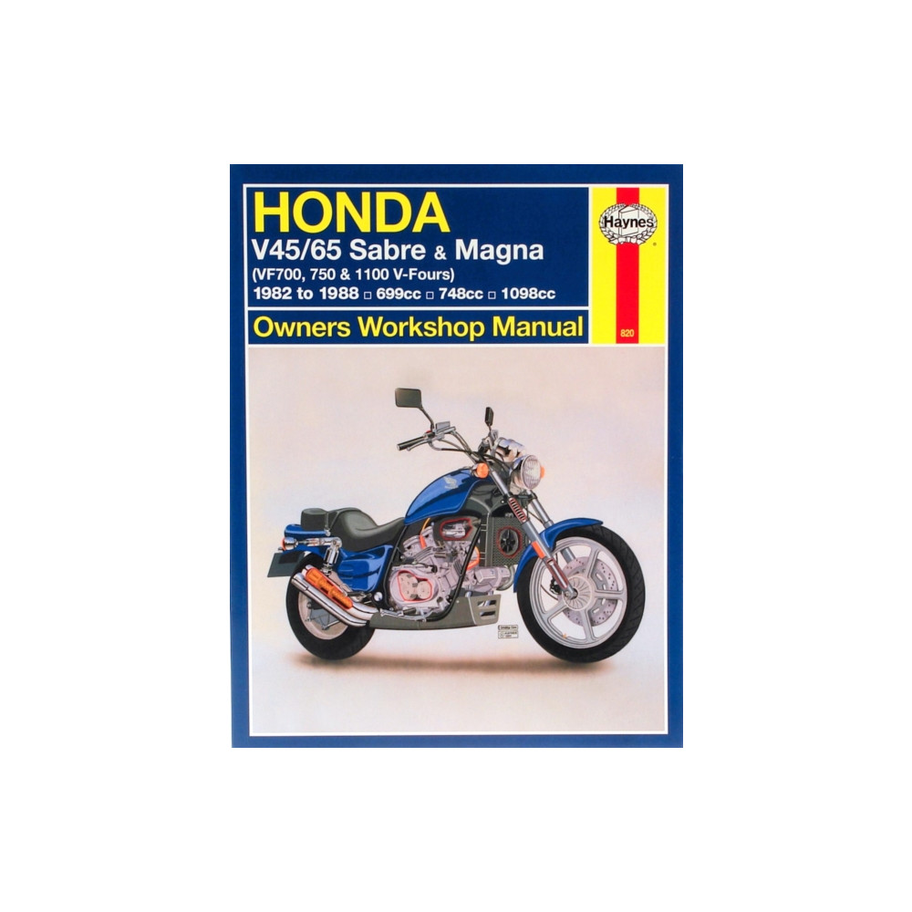 Produktbild för Honda V45/65 Sabre & Magna (82 - 88) Haynes Repair Manual (häftad, eng)