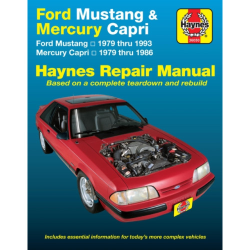 Haynes Publishing Ford Mustang, Ghia & Cobra (1979-1993) & Mercury Capri, Ghia & RS (1979-1986) in-line 4 cyl & 6 cyl, V6 & V8 Haynes Repair Manual (USA) (häftad, eng)