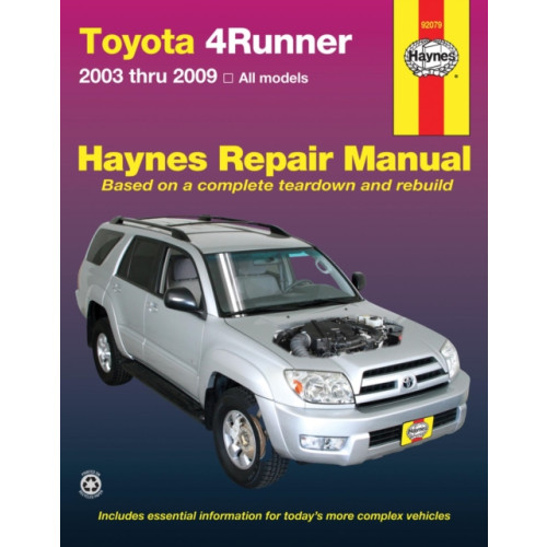 Haynes Manuals Inc Toyota 4Runner 2003 To 2009 (häftad, eng)