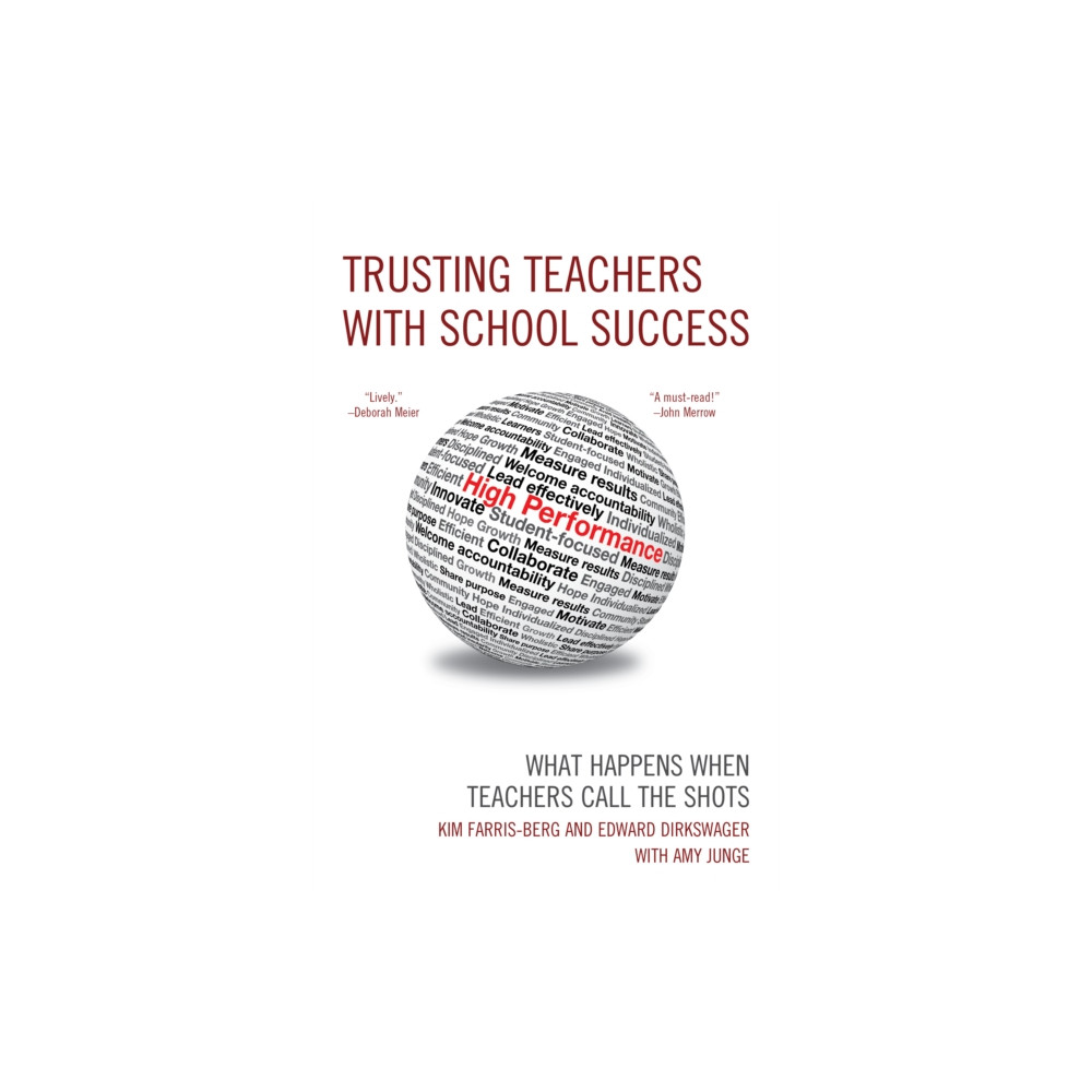 Produktbild för Trusting Teachers with School Success (häftad, eng)
