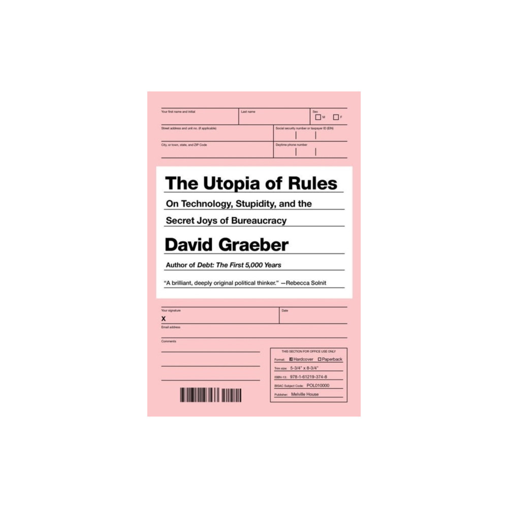 Produktbild för The Utopia of Rules (häftad, eng)