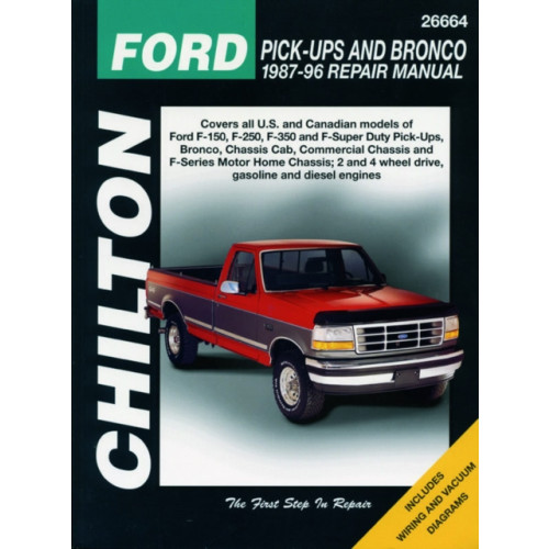 Haynes Manuals Inc Ford Pick-ups & Bronco ('80- '96) (Chilton) (häftad, eng)