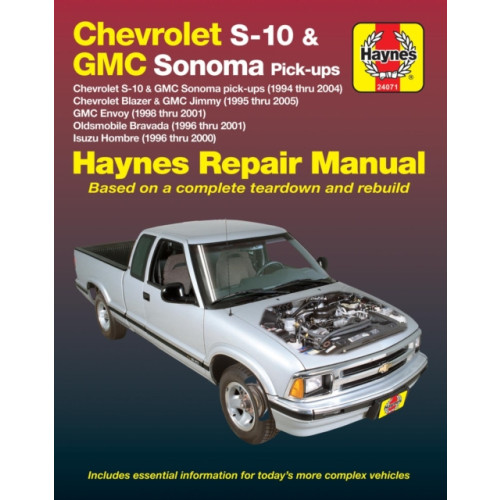 Haynes Manuals Inc Chevrolet S-10 & Blazer ('94-'05) (häftad, eng)