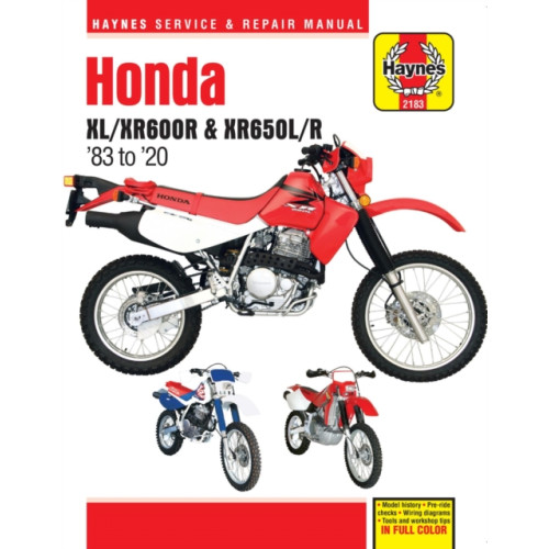 Haynes Manuals Inc Honda XL/XR600R & XR650L/R (83-20) (häftad, eng)