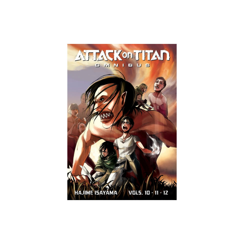 Produktbild för Attack on Titan Omnibus 4 (Vol. 10-12) (häftad, eng)