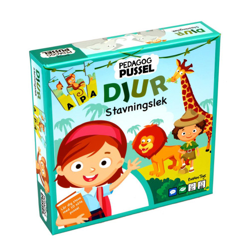 Barbo Toys Barbo Pedagog Pussel Djur Stavningslek (SE)