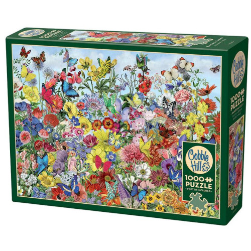 Cobble Hill Butterfly Garden, Pussel, 1000 bitar, Cobble Hill