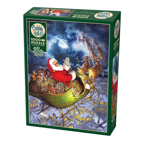 Cobble Hill Puzzle Merry Christmas to All, Pussel, 1000 bitar, Cobble Hill
