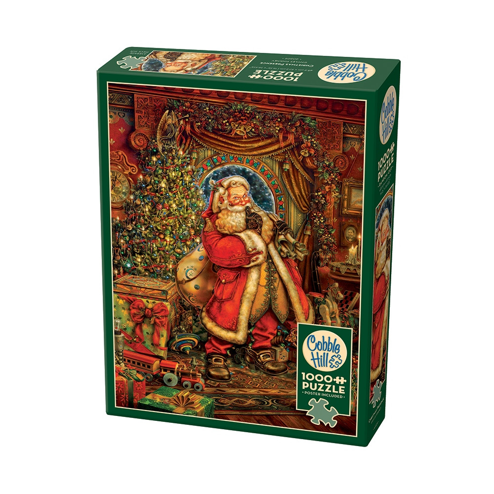 Produktbild för Christmas Presence, Pussel, 1000 bitar, Cobble Hill