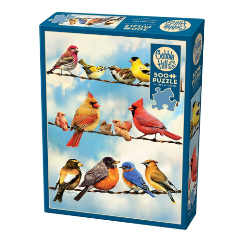 Cobble Hill Puzzle Birds on a Wire, Pussel, 500 bitar, Cobble Hill