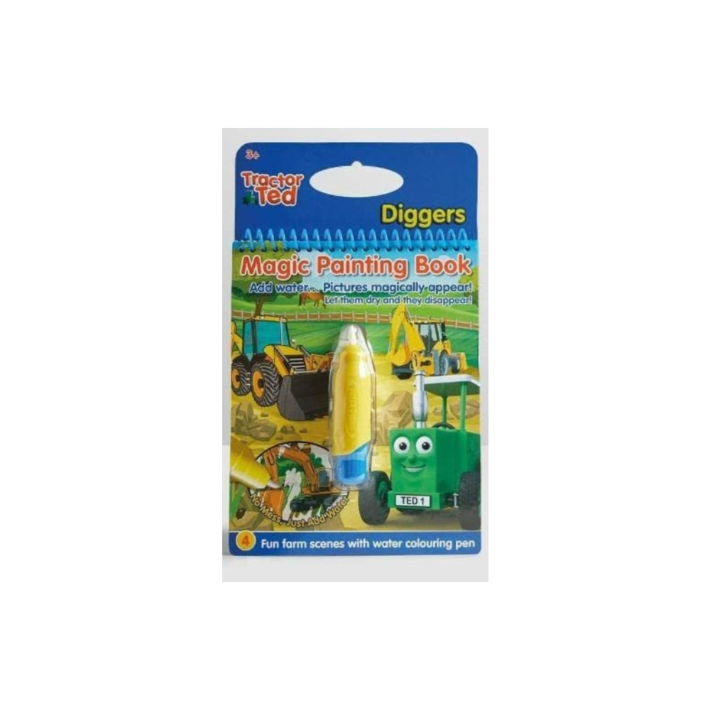 Produktbild för Tractor Ted Magic Painting Book - Diggers (inbunden, eng)